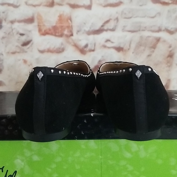 New Sam Edelman Rini Black Suede Flats - Picture 4 of 7